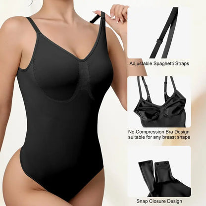 Slay In Every Backless Dress: Ultimate Tummy Control Shapewear Bodysuit