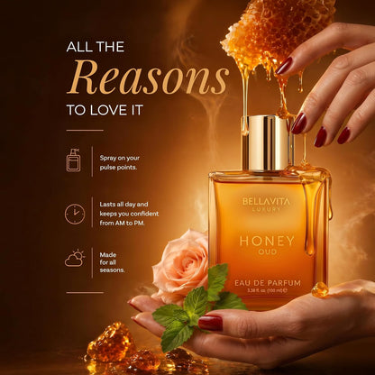 Honey Oud Eau de Parfum - Warm Sweet Scent With a Rich Woody Finish