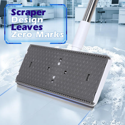 Slim Microfiber Floor Mop - 360° Swivel Cleaning For Hard-To-Reach Spaces
