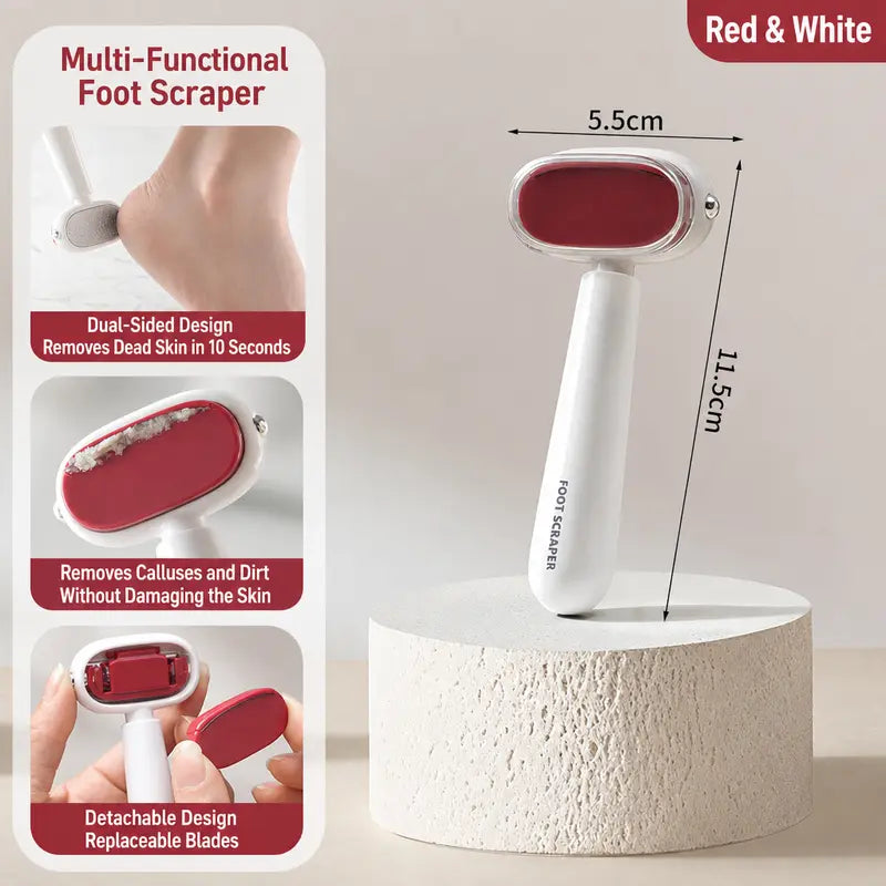 Foot Callus Remover - Dual-Sided Stainless Steel Filing For Smooth Soft Heels