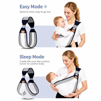 Baby Carrying Sling - Breathable Adjustable Support For Easier Carrying