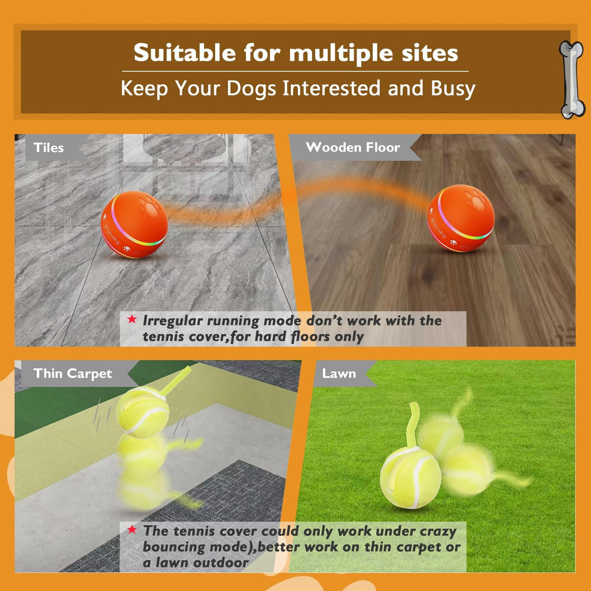 Interactive Dog Ball - Motion Activated Play For Endless Fun & Engagement