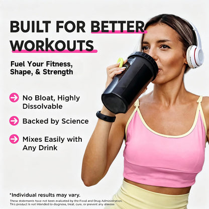 Women’s Creatine Blend - 5g Creatine + 5g Collagen For Strength & Recovery