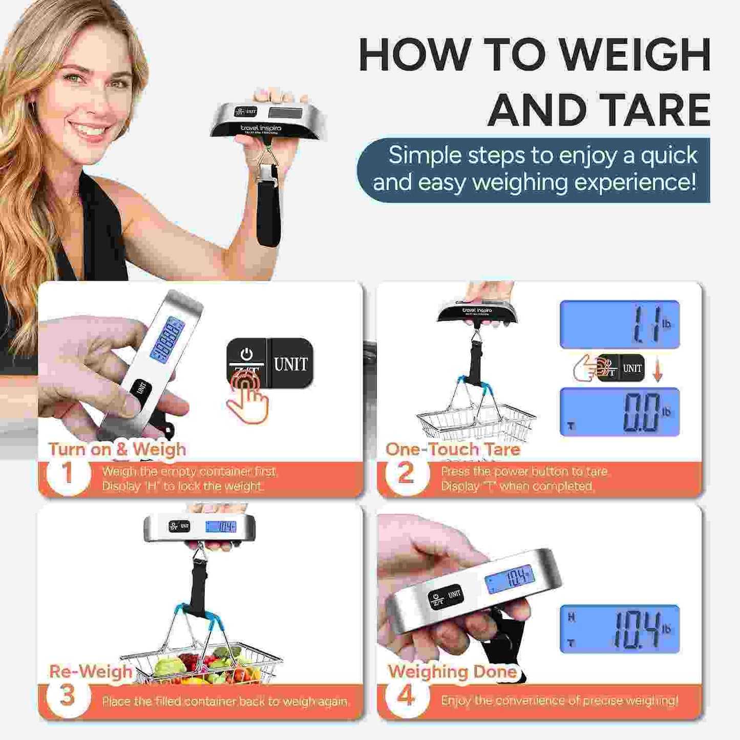 Never Pay Overweight Baggage Fees Again With This Ultra-Precise Digital Luggage Scale