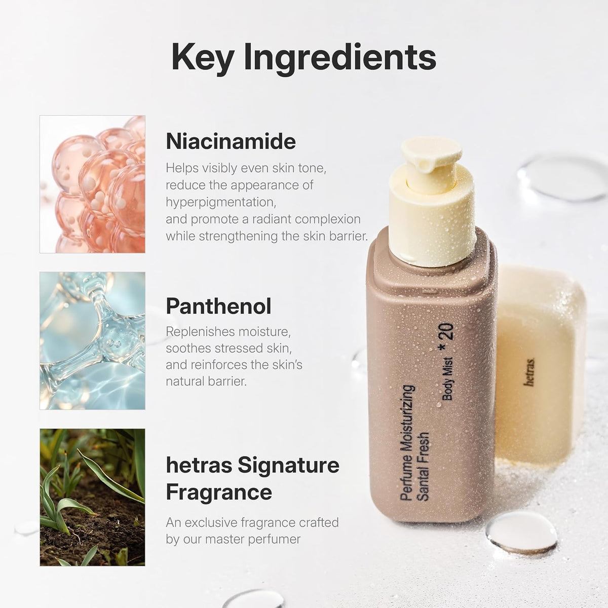Niacinamide Body Mist - Long-Lasting Fragrance For Soft, Glowing Skin