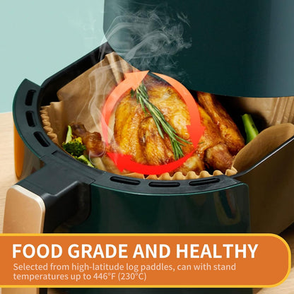 Air Fryer Paper Liners - Non-Stick Parchment For Faster, Easier Cleanup