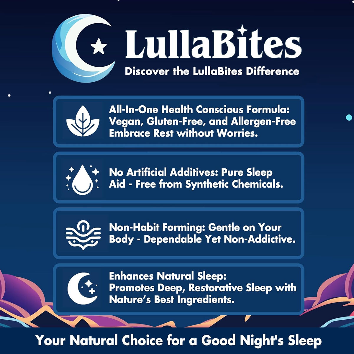 Sleep Gummies - Melatonin-Free Relaxation Blend For Restful Nights