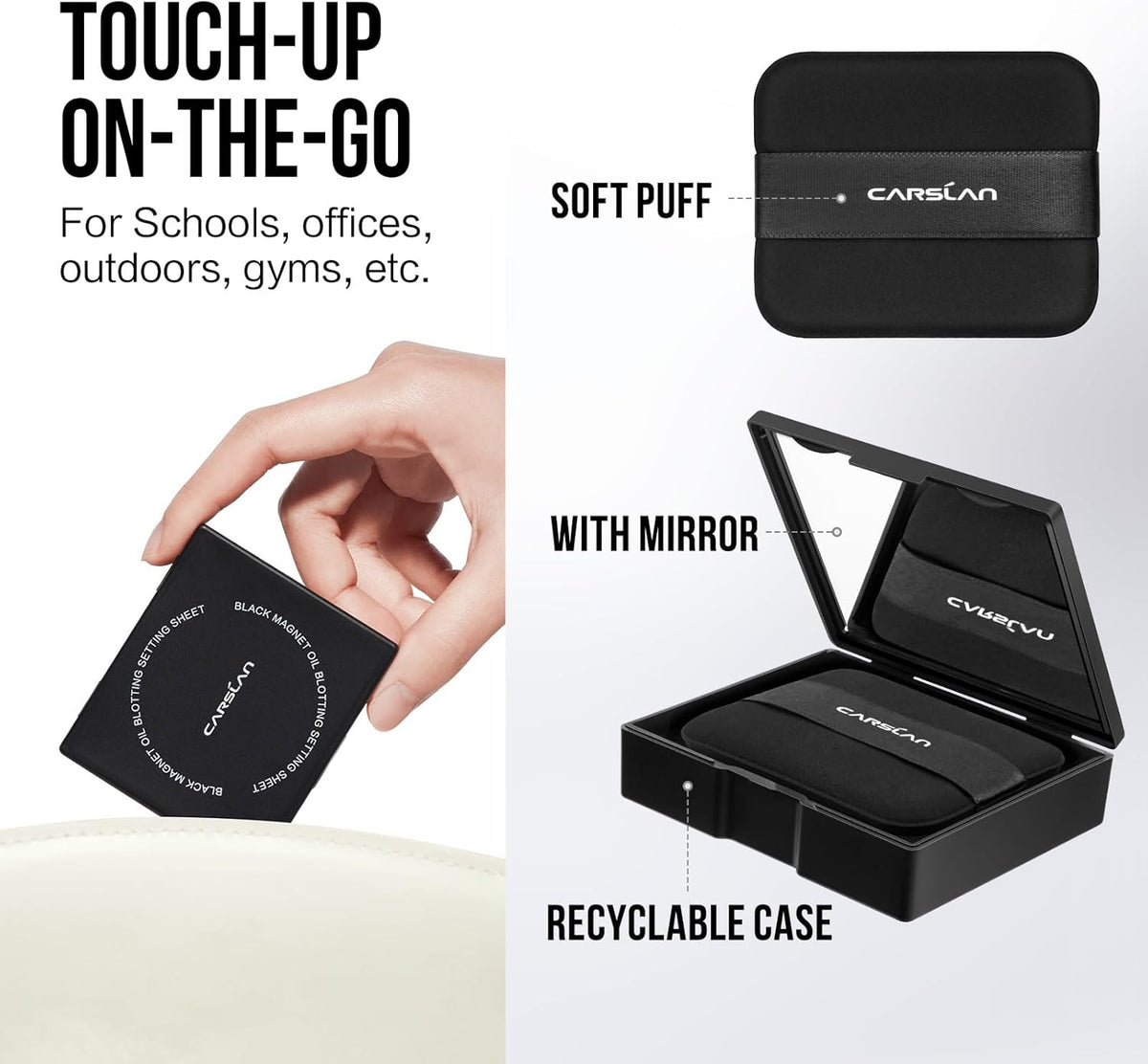 2-in-1 Oil Blotting Setting Sheets - Blot & Set For A Fresh Matte Look
