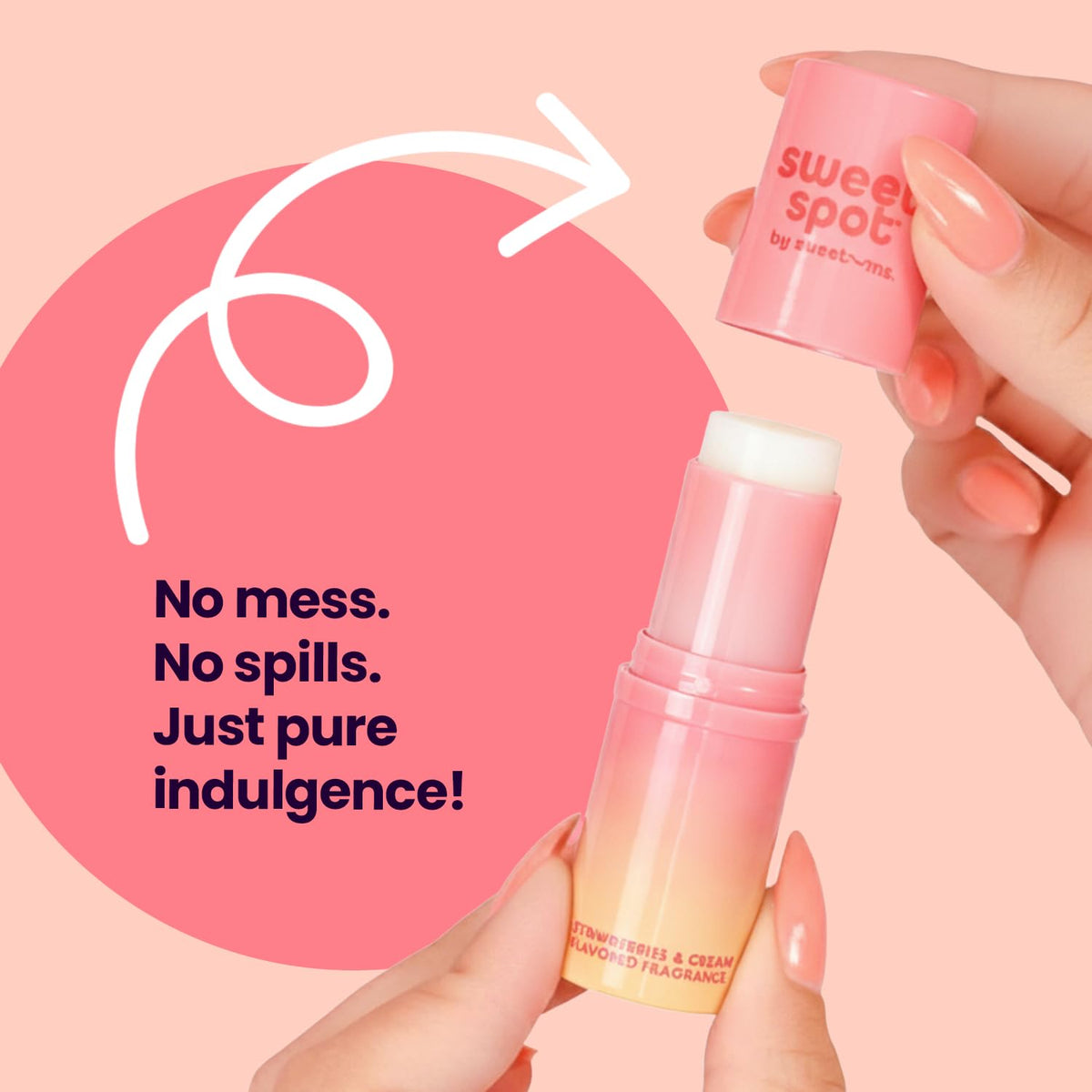Flavored Solid Fragrance - Strawberry Cream Scent For Sweet Everyday Moments