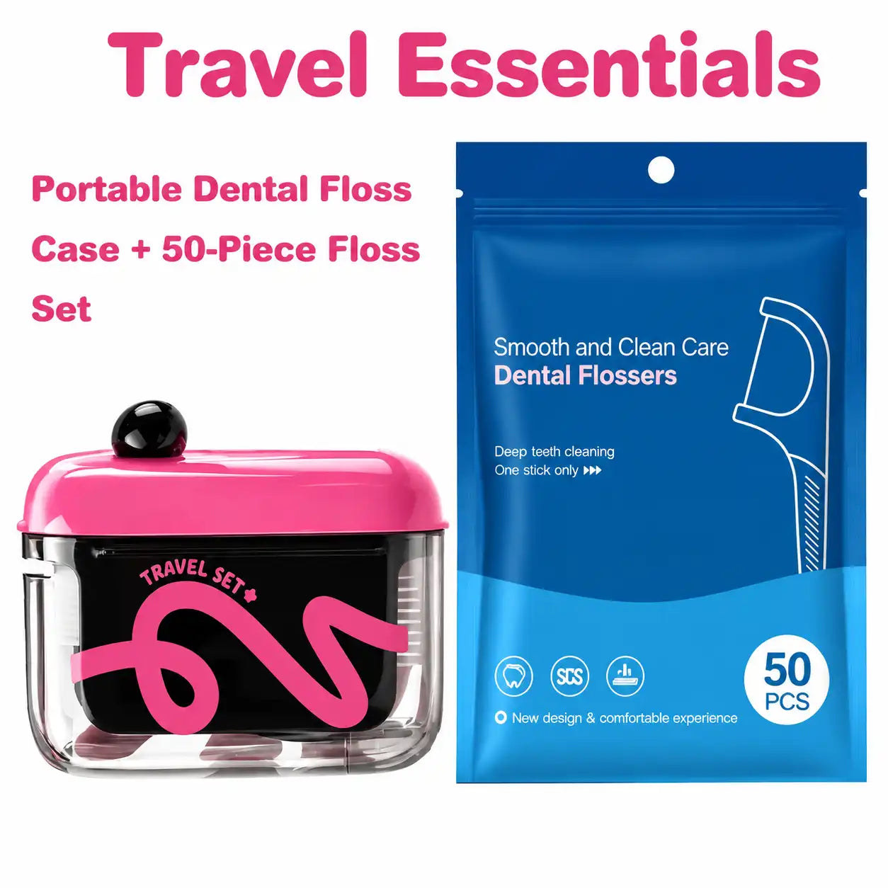 Automatic Pop-Up Floss Dispenser – Clean Teeth Anywhere