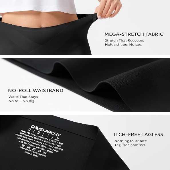 Seamless High-Waist Panties - No-Show Comfort That Stays Put