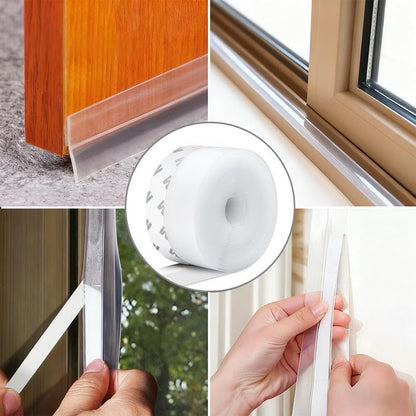 Door Weather Stripping Seal - Self-Adhesive Insulation Strip For Draft-Free Home Comfort