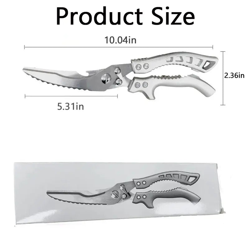 Heavy-Duty Multi-Purpose Kitchen Poultry Shears for Bone & Meat
