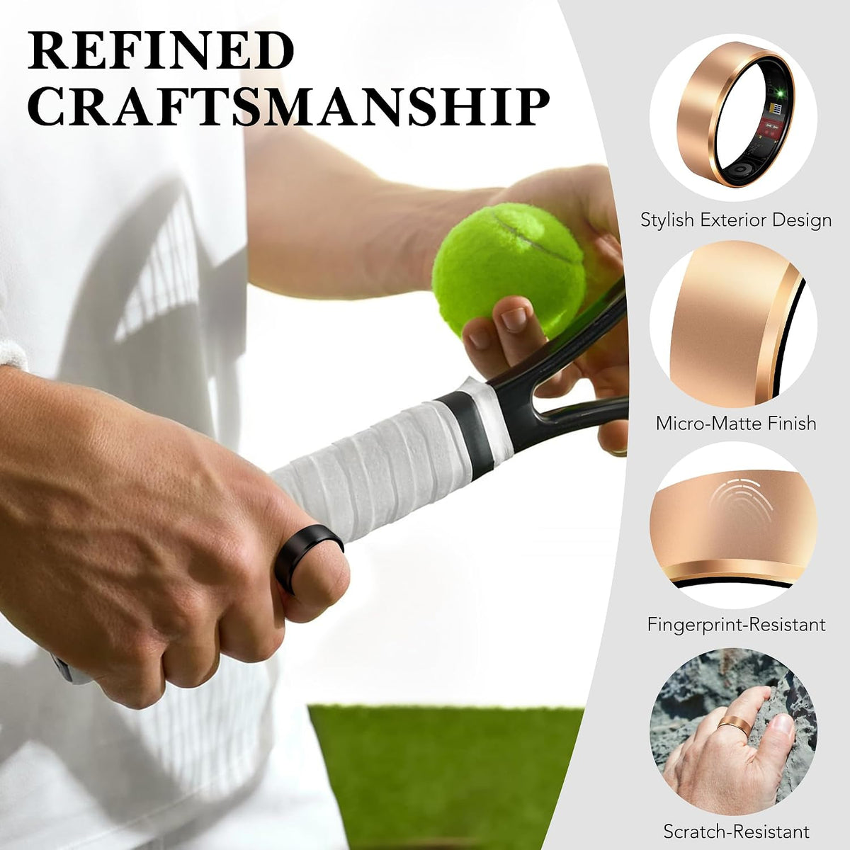 Smart Fitness Ring – 24/7 Wellness Tracking Without Monthly Fees