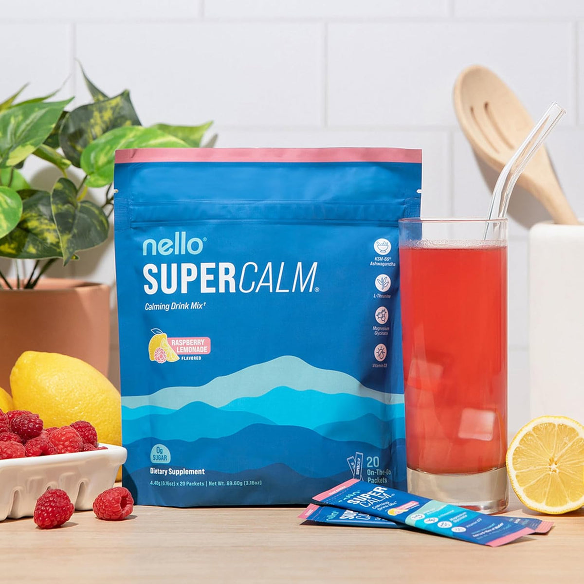 Calming Drink Mix - Adaptogenic Ashwagandha Blend For Daily Relaxation