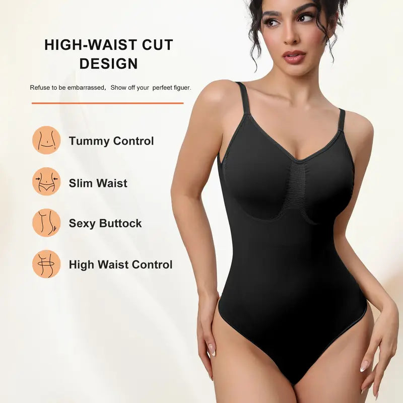 Slay In Every Backless Dress: Ultimate Tummy Control Shapewear Bodysuit