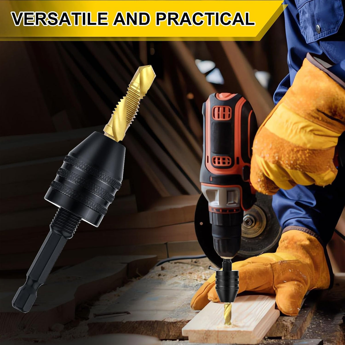 Keyless Drill Chuck Adapter – Quick Change For More Drilling Jobs
