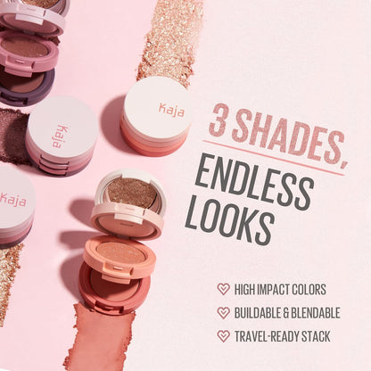 3-Shade Eyeshadow Stack - Effortless Eye Looks In Seconds
