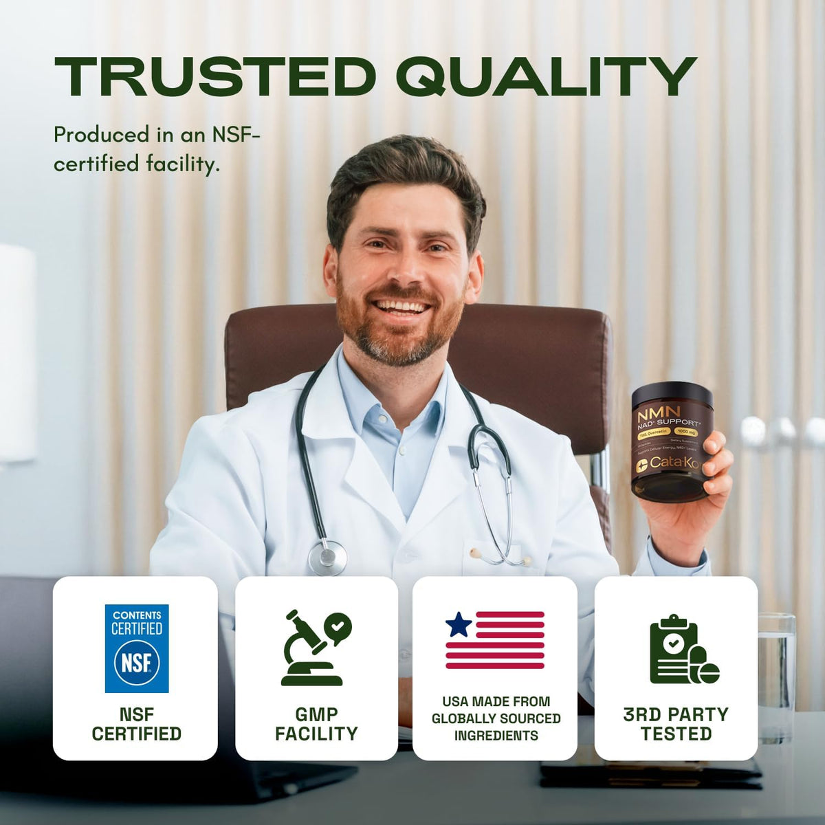NMN Supplement - 4-In-1 Cellular Wellness Formula For Daily Energy Support