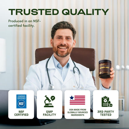 NMN Supplement - 4-In-1 Cellular Wellness Formula For Daily Energy Support