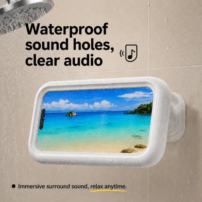 Shower Phone Holder - Waterproof Anti-Fog Touchscreen Case For Hands-Free Entertainment