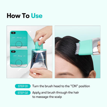 Scalp Serum Brush - PDRN Root Care For Fuller-Looking Hair
