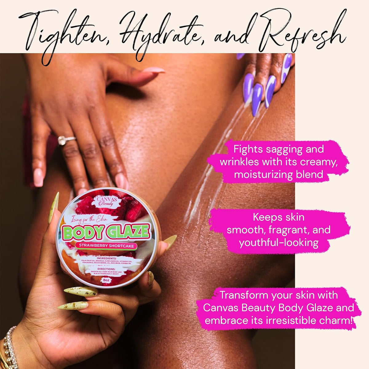 Instant Glazed Body Glow & 24-Hour Skin Hydration Balm