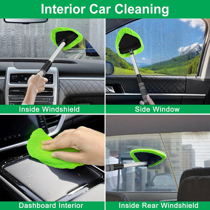 Windshield Cleaning Tool - Extendable Reach for Clearer Glass