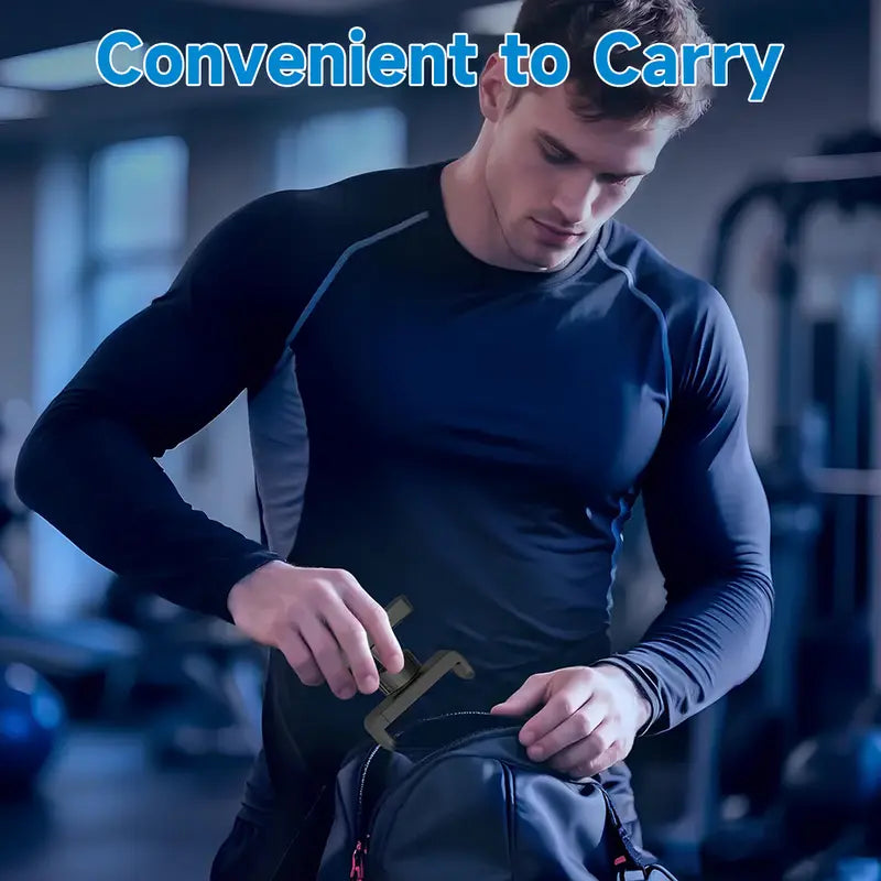 Magnetic Gym Phone Holder - 360° Adjustable Mount For Hands-Free Workout Recording