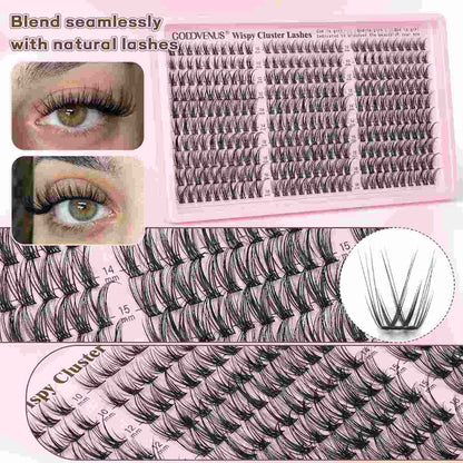 DIY Wispy Cluster Lashes Extension Kit