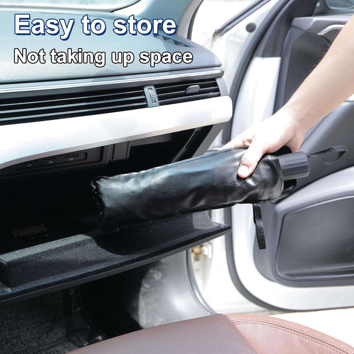 Beat The Heat Before You Drive--Block harsh sunlight, help reduce interior heat, and keep your parked car more comfortable in seconds