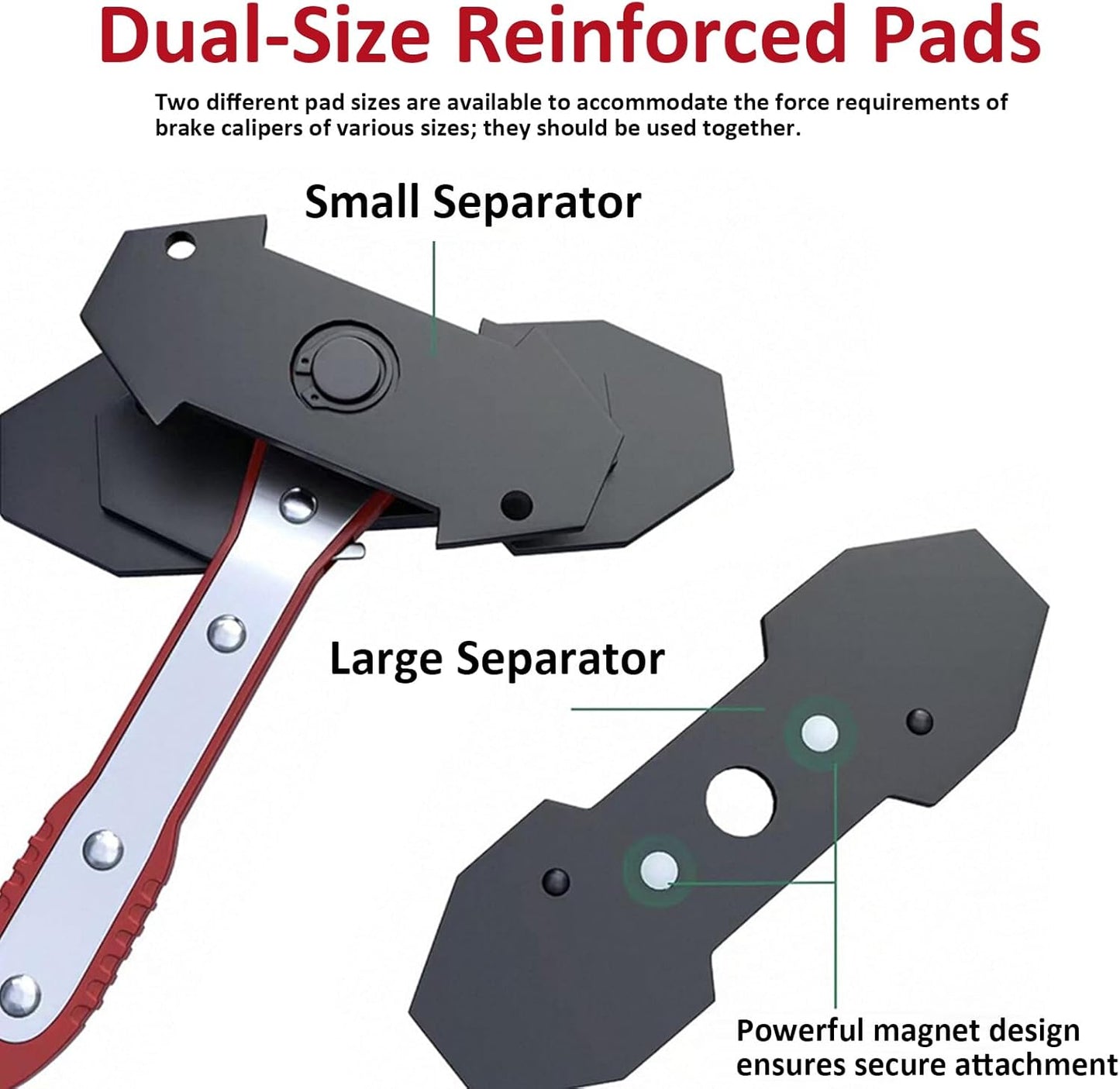 Professional 360° Ratchet Brake Caliper Piston Press Tool