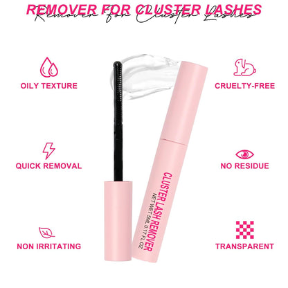 Lash Clusters Kit - 4-Style D-Curl Design For Salon-Look Lashes At Home