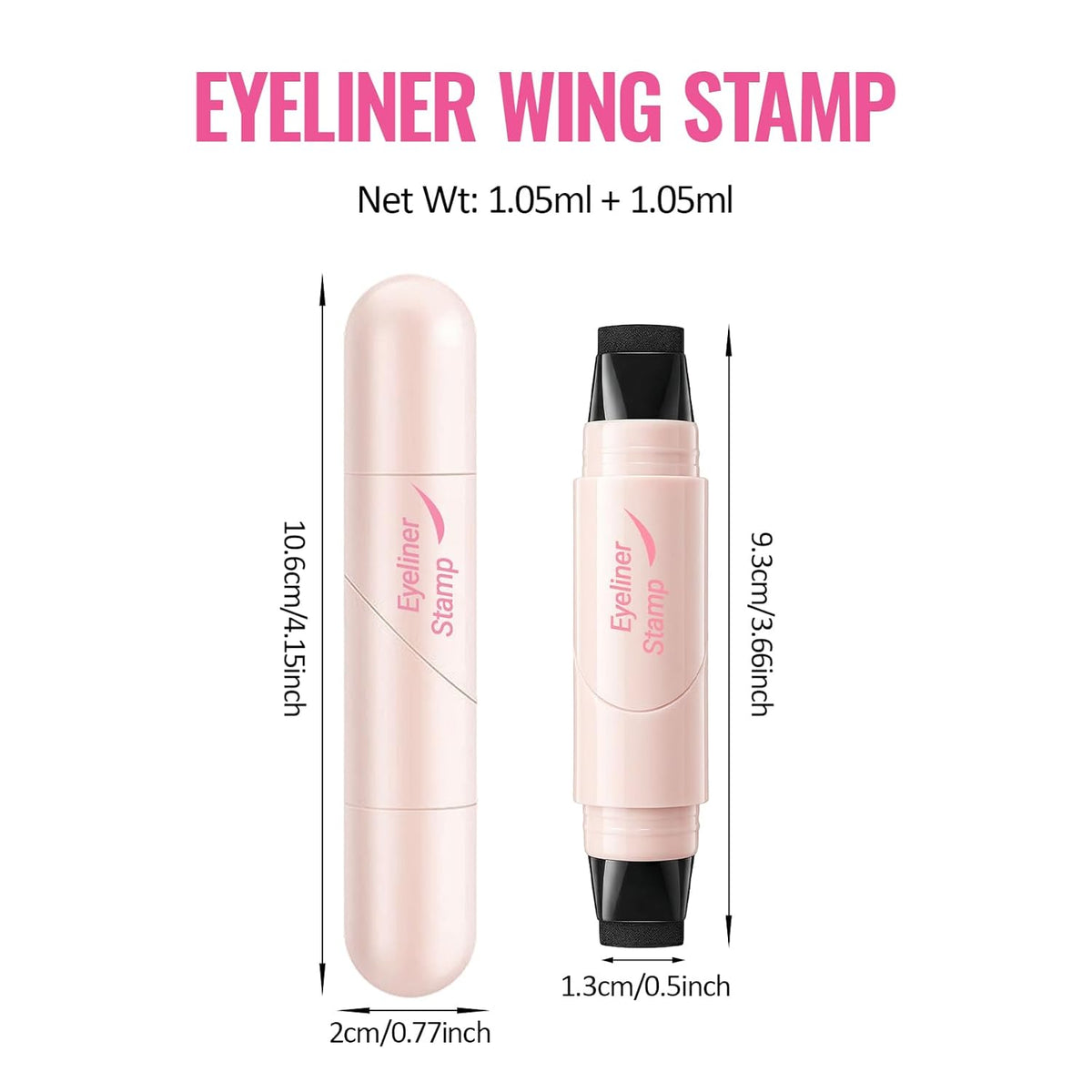 Rotating Eyeliner Stamp Pen - Instant Wing Stamp For Easy Cat Eyes