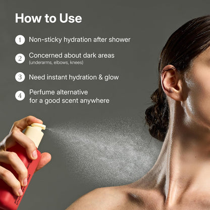 Niacinamide Body Mist - Long-Lasting Fragrance For Soft, Glowing Skin
