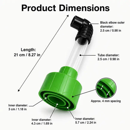 AC Drain Line Cleaner - Vacuum Powered For Fast Clog Removal