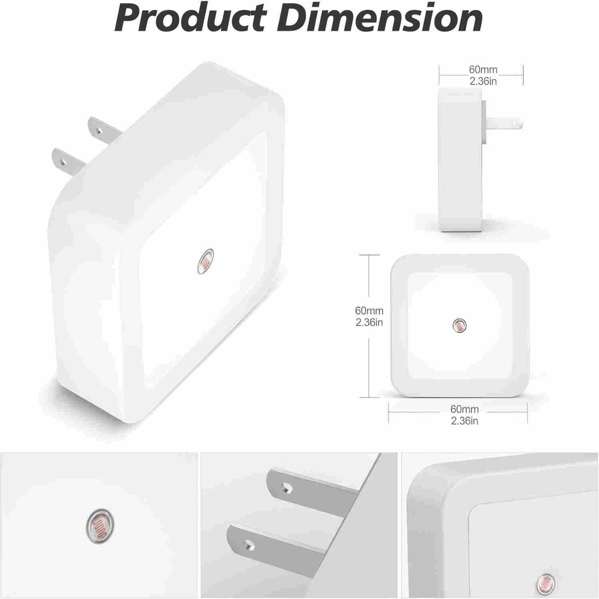 LED Night Light - Dusk-to-Dawn Sensor For Effortless Nighttime Lighting