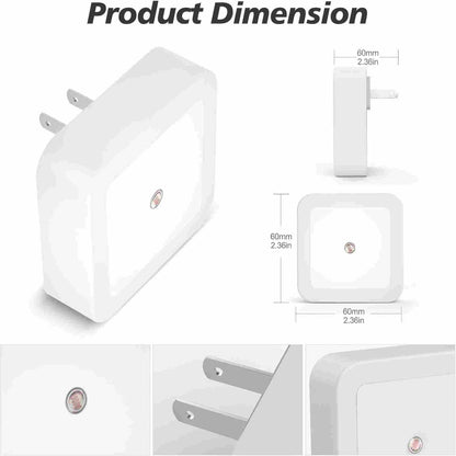 LED Night Light - Dusk-to-Dawn Sensor For Effortless Nighttime Lighting