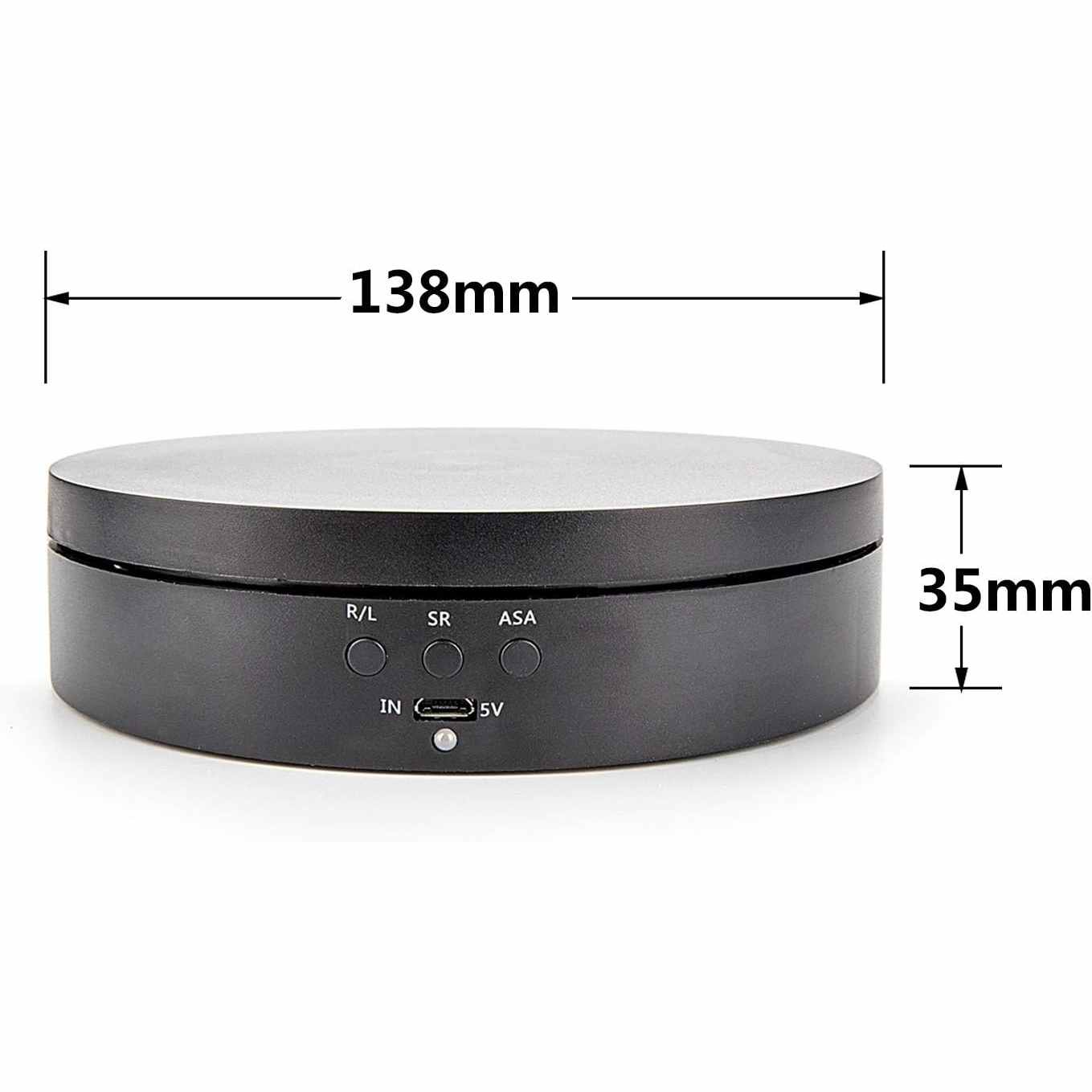 360° Product Shooting Turntable - 3-Plate Remote Control Display Stand For Better Product Videos