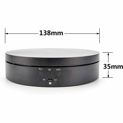 360° Product Shooting Turntable - 3-Plate Remote Control Display Stand For Better Product Videos