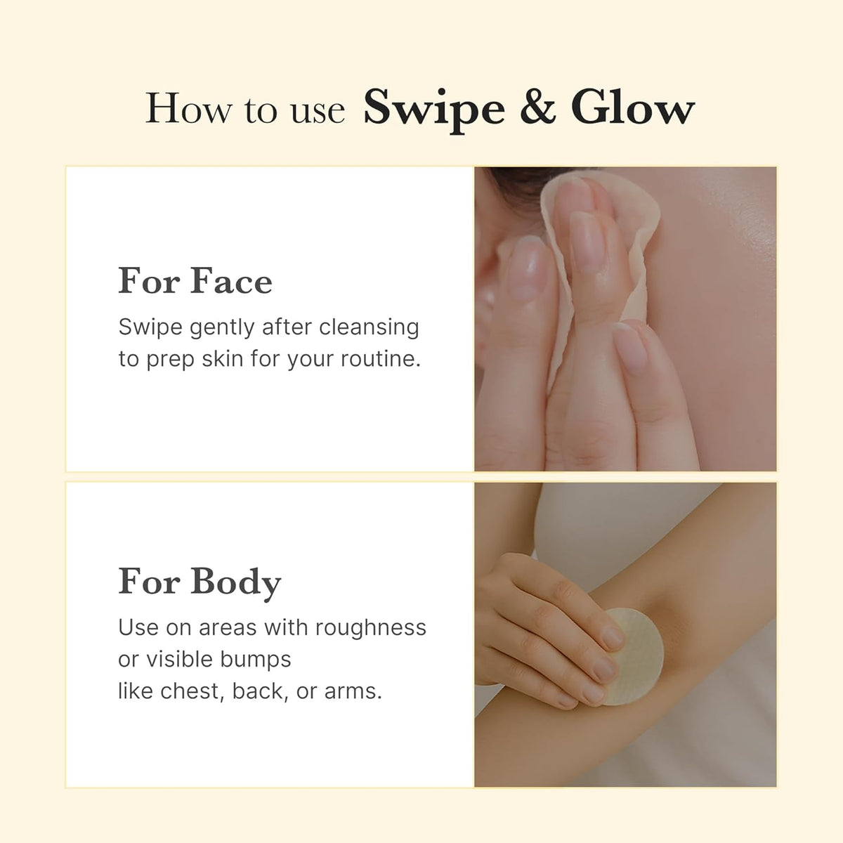 Toner Pads - 3-in-1 Targeted Skincare Formula For Clear Pores & Glass Glow Skin