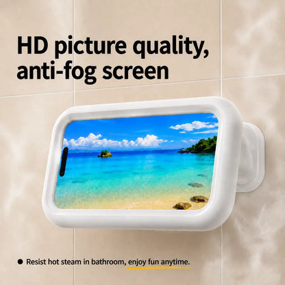 Shower Phone Holder - Waterproof Anti-Fog Touchscreen Case For Hands-Free Entertainment