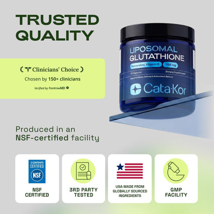 Liposomal Glutathione - 1155mg Advanced Absorption Formula For Antioxidant & Beauty Support