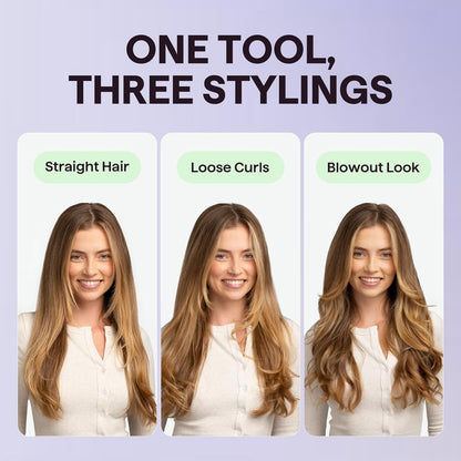 Ionic Thermal Brush - Ceramic Heat for Smooth, Bouncy Blowout Hair