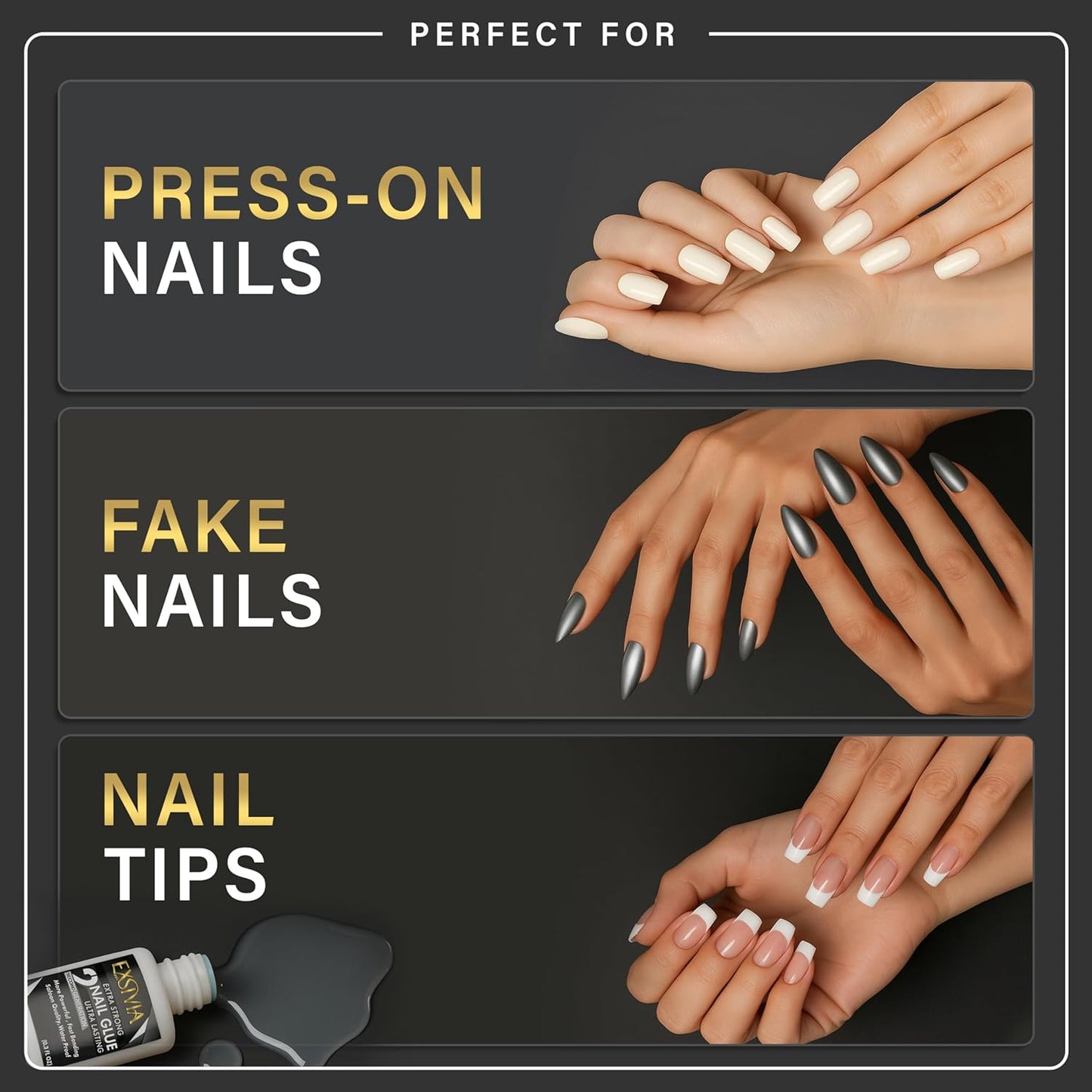 PRESS-ONS THAT ACTUALLY STAY ON