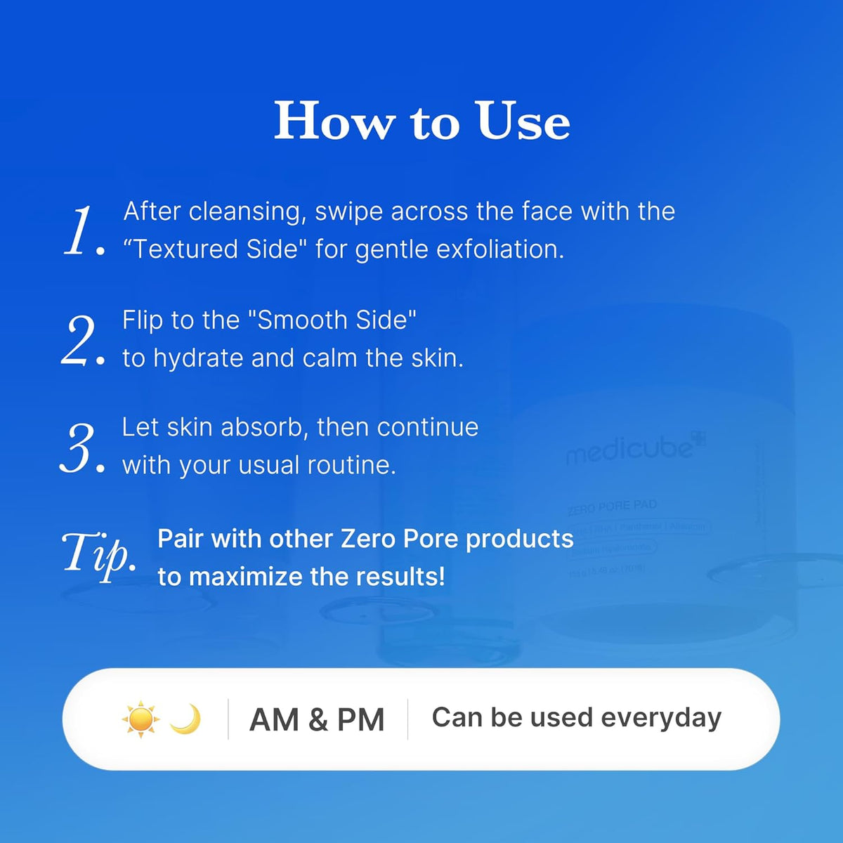 Exfoliating Toner Pads - AHA + BHA For Smoother-Looking Pores