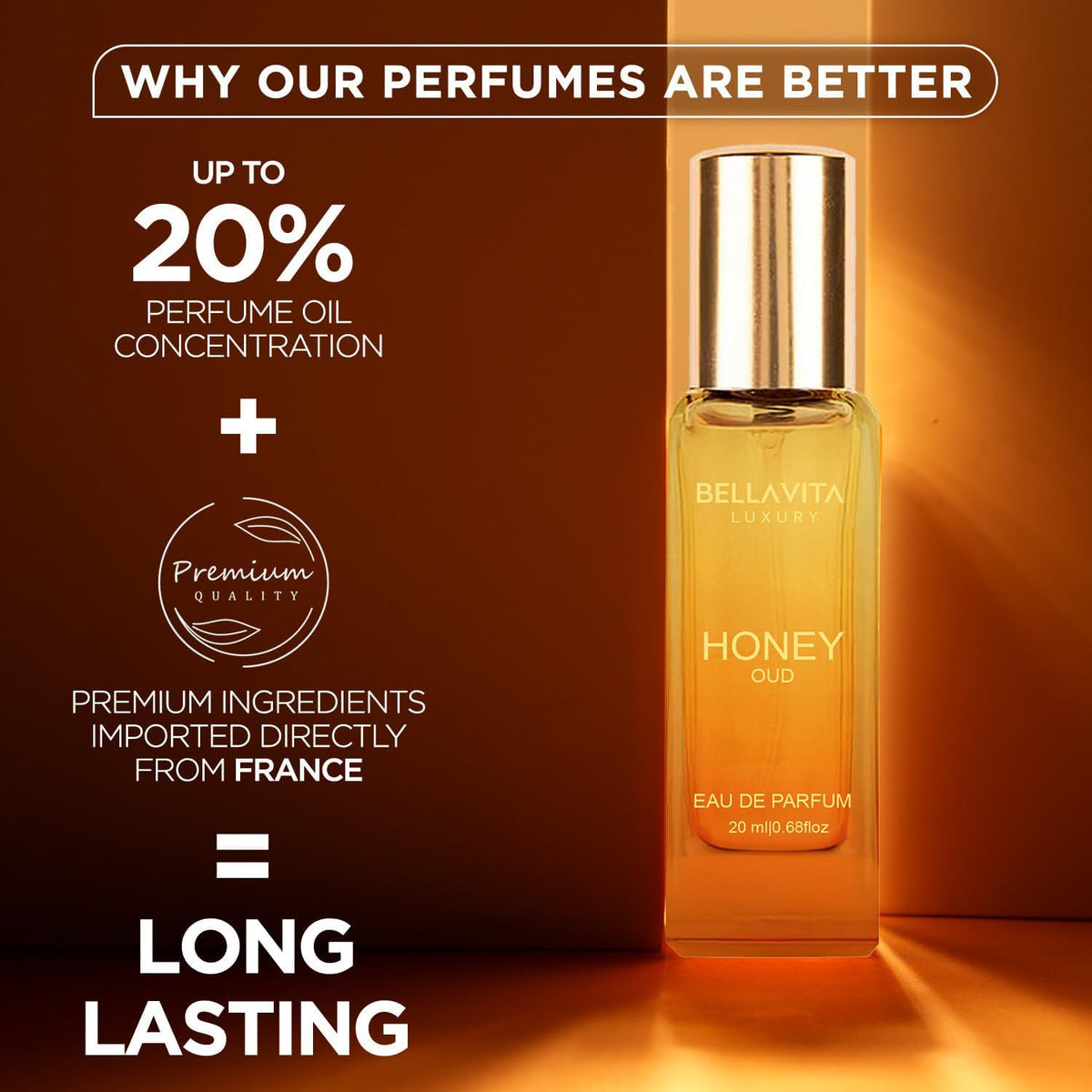 Honey Oud Eau de Parfum – Warm Gourmand-Woody Scent For Lasting Elegance