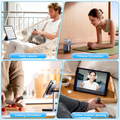 Wireless Scrolling Ring - Hands-Free Control for Videos, Reading & Selfies