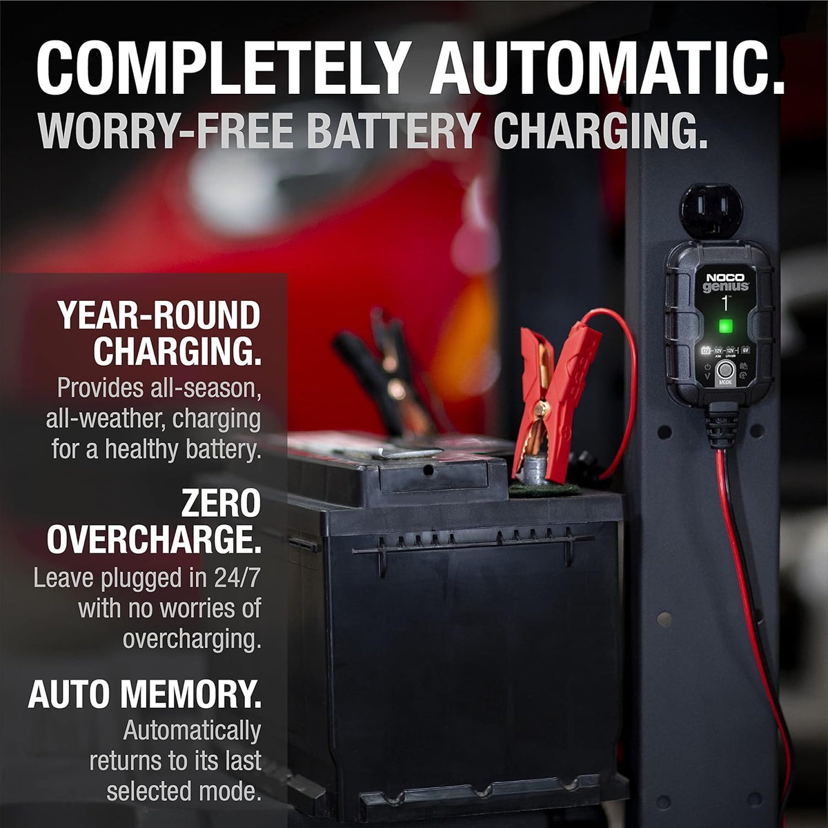 Smart Battery Charger – Automatic 6V/12V Charging For Always-Ready Vehicles