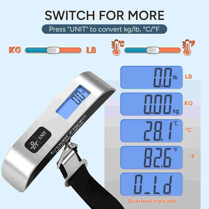 Never Pay Overweight Baggage Fees Again With This Ultra-Precise Digital Luggage Scale
